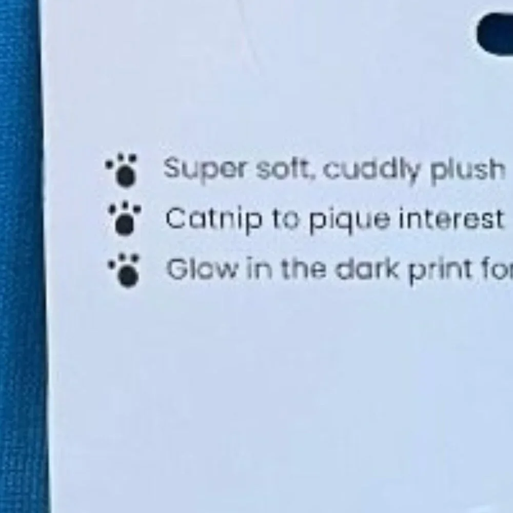NEW ~ CATSTAGES LARGE GLOW IN THE DARK KITTY CAT NIGHTTIME CATNIP & CUDDLE TOY